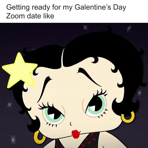 Betty Boop Galentine's Day GIF