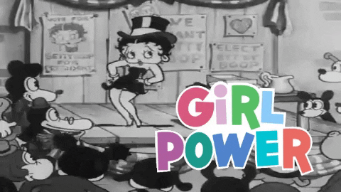 Betty Boop Girl Power GIF