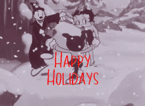 Betty Boop Happy Holidays GIF