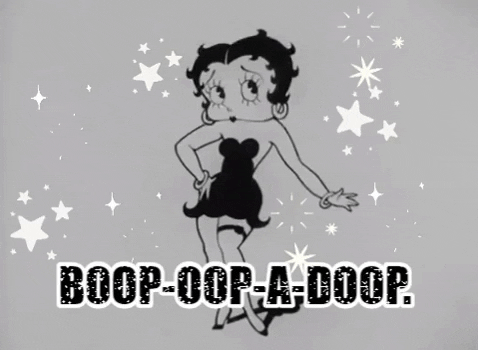 Betty Boop Head Shake GIF
