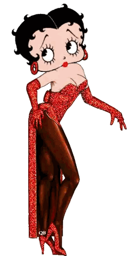 Betty Boop in Red Dress