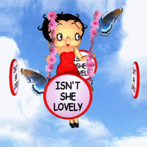 Betty Boop Isnt She Lovely Gorgeous GIF