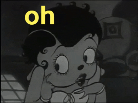 Betty Boop Oh Wow GIF