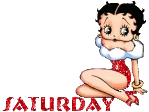 Betty Boop Sitting on Saturday