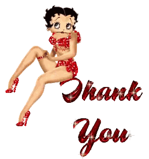 Betty Boop Thank You
