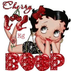 Betty Boop With Cherry Boop