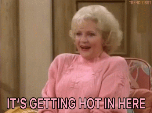 Betty White Thats Hot GIF