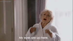 Betty White Wearing White Robe GIF