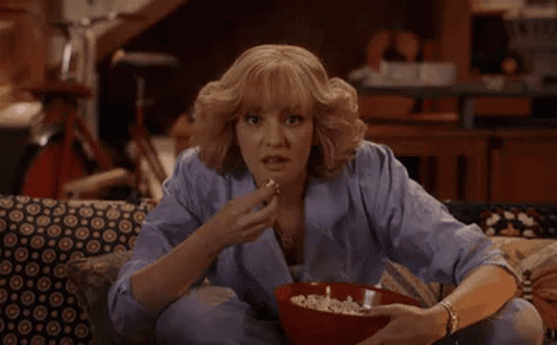 Beverly Goldberg Popcorn Eating GIF
