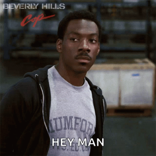 Beverly Hills Cop Man In Grey Shirt GIF