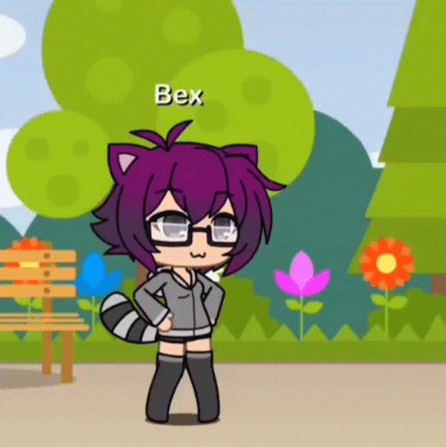 Bex Gacha Life Blinking GIF