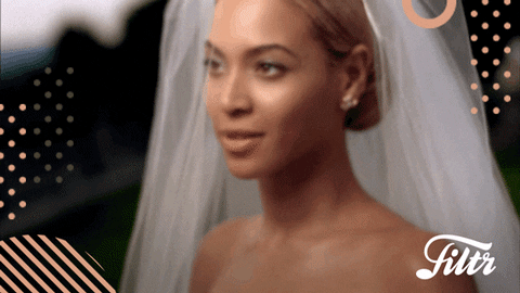 Beyoncé As A Bride GIF