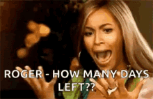 Beyonce Counting How Many Days GIF