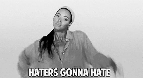 Beyonce Dancing Black And White Haters GIF