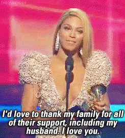 Beyonce I Love My Husband GIF