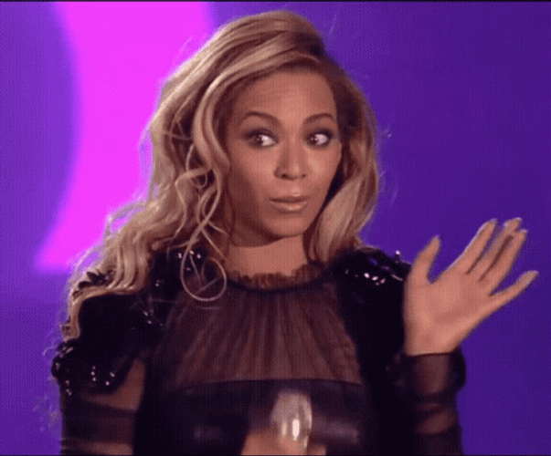 Beyoncé Oooh Reaction To The Fans GIF