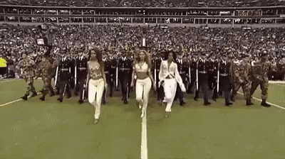 Beyonce Squad Powerful Power Walking GIF