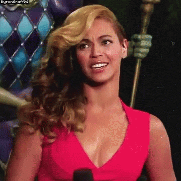 Beyoncé Unsure Awkward Face GIF
