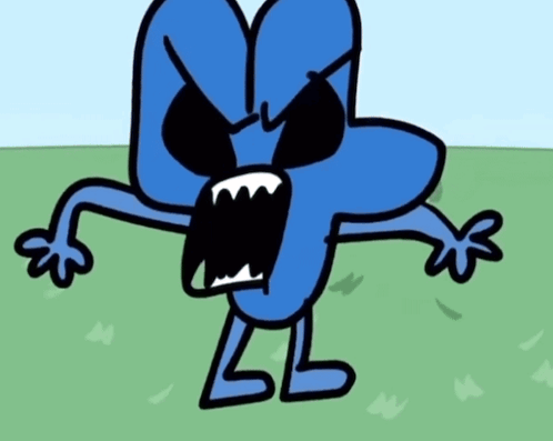 Bfb Four Angry Shake Slap GIF