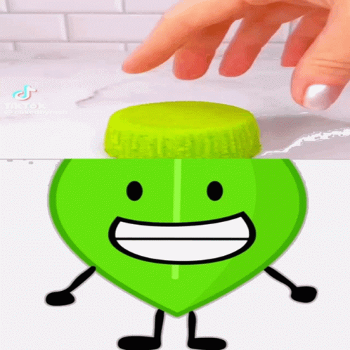 Bfb Leafy Green Hair Style GIF