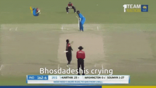 Bhosdadeshi Crying Cricket Game