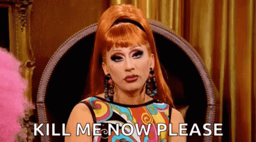 Bianca Del Rio Blank Stare Kill Me Now GIF