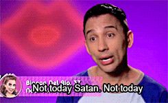 Bianca Drag Race Not Today Satan GIF