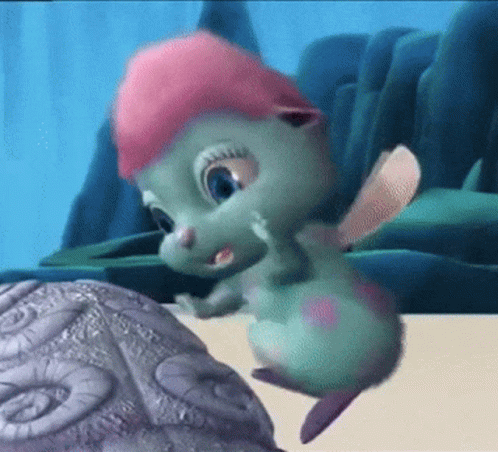 Bibble Fluffy Creature Giggling GIF