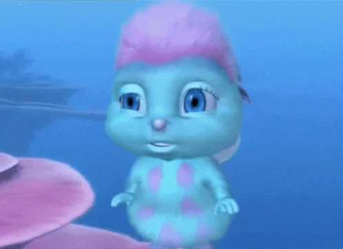 Bibble Wide Eyes Amazed Creature GIF