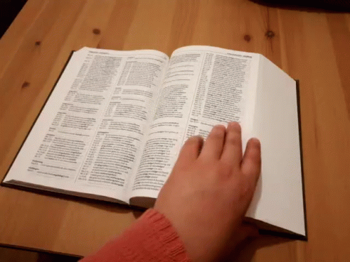 Bible Open Book Page Flip GIF