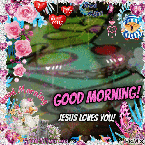 Bible Verse Good Morning Blessings God Loves You GIF