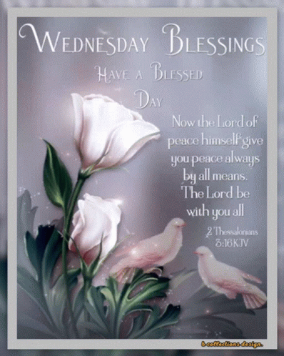 Bible Verse Good Morning Blessings In Wednesday GIF