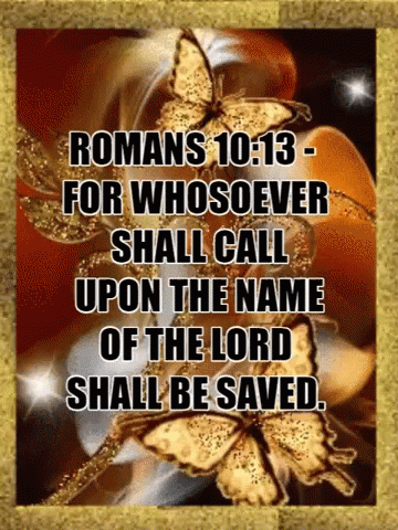 Bible Verse Romans Ten Thirteen GIF