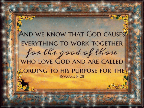 Bible Verse Sparkling Frame GIF