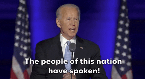 Joe Biden Victory Speech GIF