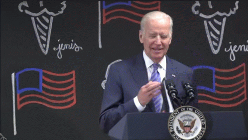 Biden Ice Cream Lover GIF