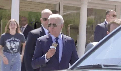 Biden Ice Cream Summer GIF