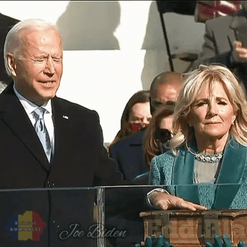Biden Talking To His Wife GIF