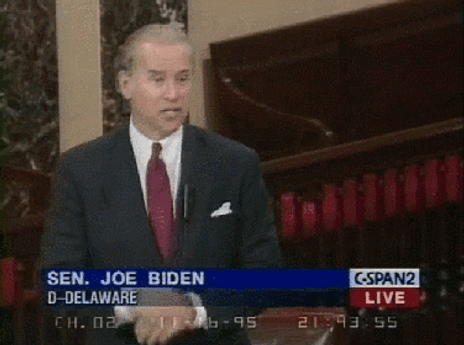 Biden Talking With Action GIF
