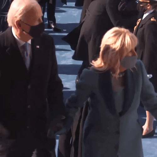 Biden Waving Hand GIF