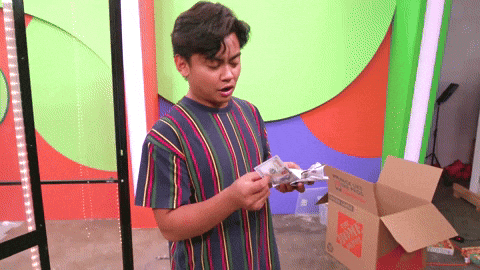 Big Ballin Asian Guy Throwing Money Meme GIF