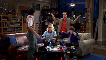Big Bang Theory Celebratory Congrats GIF