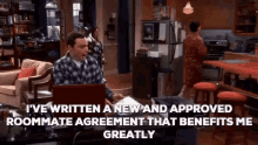 Big Bang Theory Cooper Its Free Real Estate GIF