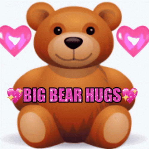Big Bear Sending Hugs GIF
