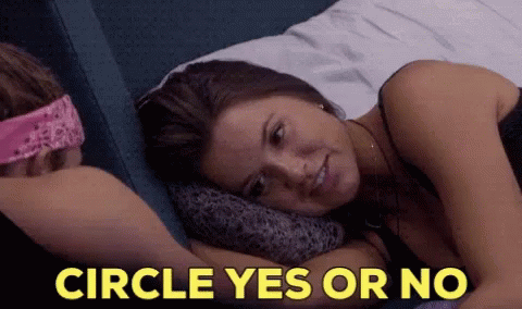 Big Brother Angela Rummans Circle Yes Or No GIF