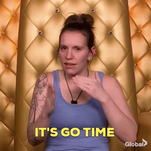 Big Brother Lady Housemate It's Go Time GIF