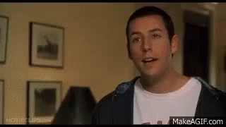 Big Daddy Staring Adam Sandler GIF