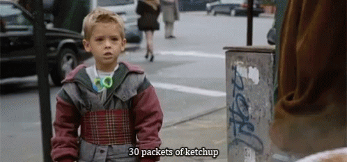 Big Daddy Julian Mcgrath 30 Packets Of Ketchup GIF