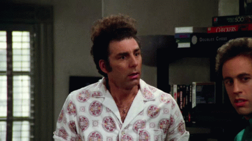 Michael Richards Seinfeld Looking At Big Daddy GIF