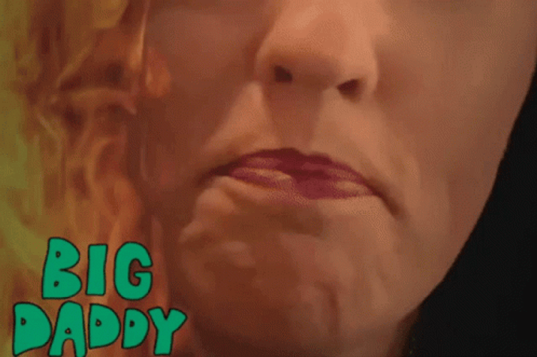 Big Daddy Fiery Red Lips GIF